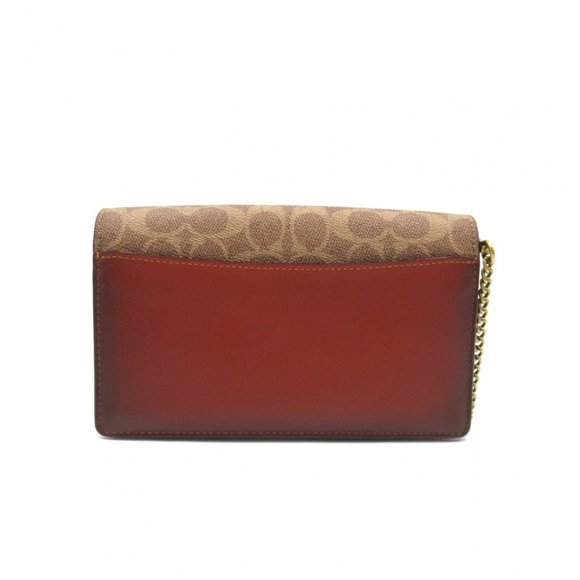 Coach Signature Crossbody Bag with Patches Brass/Rust Multi - Picture 14 of 15